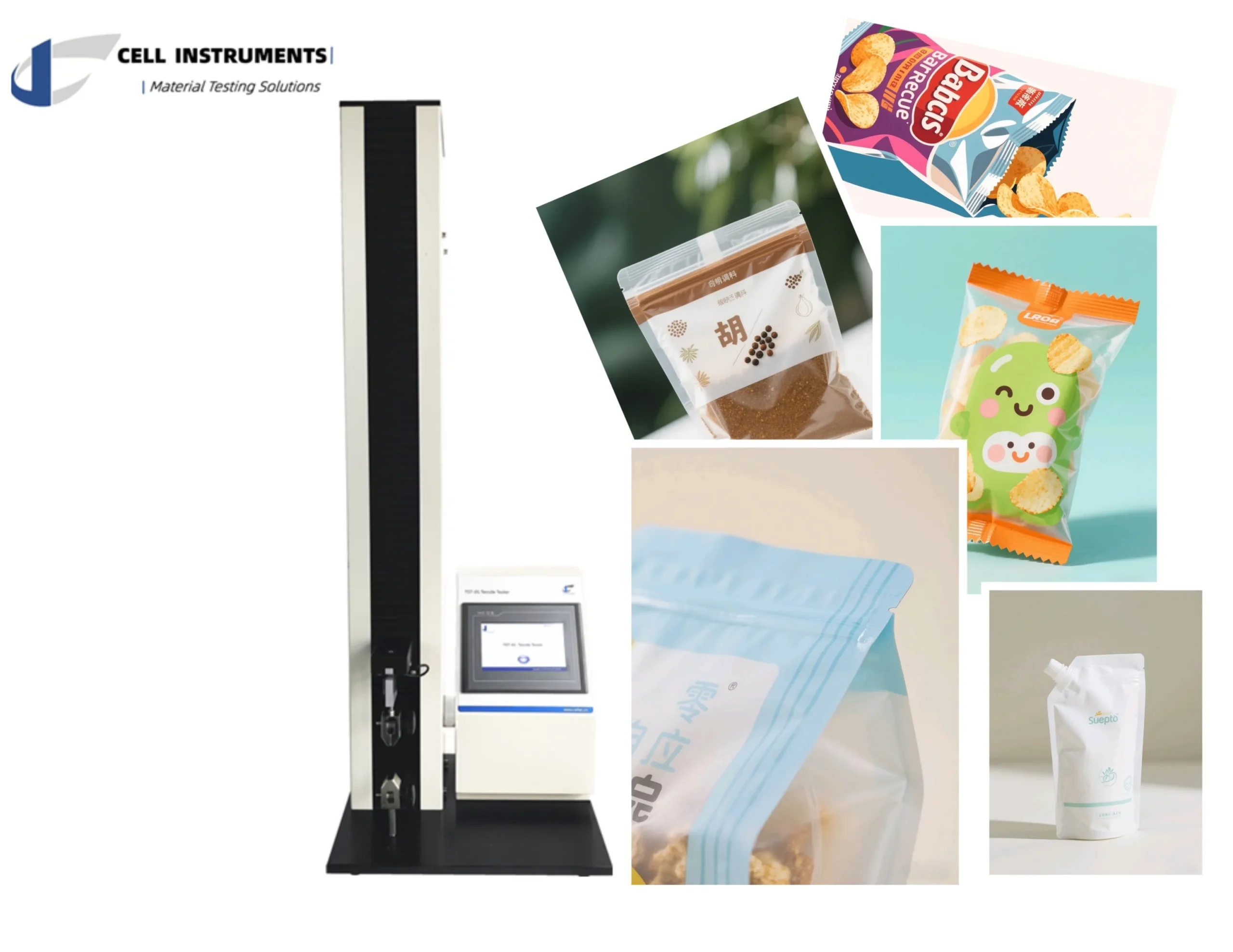 The plastic tensile strength test is commonly performed using a tensile tester to evaluate the tensile strength of materials like polyethylene (PE).